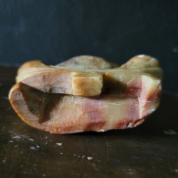 Vintage Stone Carved Statue Buddha, Sitting Buddha Figurine *Read - Picture 5 of 10